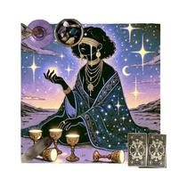 Toalha De Mesa Impermeável E Resistente a Manchas Com Elementos Mágicos Da Deusa Da Videira Do Toalha De Mesa Impermeável E Resistente a Manchas Com Elementos Mágicos Da Deusa Da Videira Do