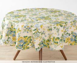 Toalha de mesa impermeável redonda 180cm Capri Toalha de mesa impermeável redonda 180cm Capri
