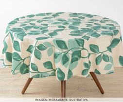 Toalha de mesa impermeável redonda 180cm Garden Toalha de mesa impermeável redonda 180cm Garden
