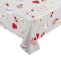 Toalha de Mesa Impermeável Retangular 8 Lugares 2,40 x 1,40 Plástico com Forro Flanelado Prime Toalha de Mesa Impermeável Retangular 8 Lugares 2,40 x 1,40 Plástico com Forro Flanelado Prime