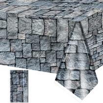 Toalha de Mesa Irenare - Estampa Pedra Cobblestone 130x220cm Toalha de Mesa Irenare - Estampa Pedra Cobblestone 130x220cm