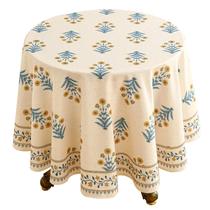 Toalha de mesa ISAENNE Designer French Pálido Amarelo Linho 140 cm