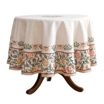 Toalha de mesa ISAENNE Floral Redonda de Roupa de mesa 140 cm de diâmetro Toalha de mesa ISAENNE Floral Redonda de Roupa de mesa 140 cm de diâmetro