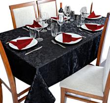 Toalha De Mesa Jacquard 04 Lug Cozinha Quadrada