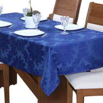 Toalha De Mesa Jacquard 12 Lugares Retangular Tecido Detalhe