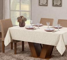 Toalha de Mesa Jacquard 4, 6, 8 Lugares Luxo Decoração Várias Cores Toalha de Mesa Jacquard 4, 6, 8 Lugares Luxo Decoração Várias Cores