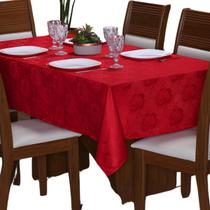 Toalha De Mesa Jacquard 8 Lugares Retangular TecidoDetalhado