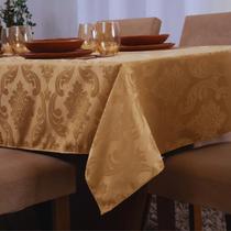 Toalha De Mesa Jacquard Lucy 4, 6 e 8 Lugares Tecido Grosso Elegância e Durabilidade para Sua Mesa