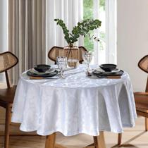 Toalha de Mesa Jacquard Requinte II Liso Redonda 1,60m - Dohler