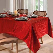 Toalha de Mesa Jacquard Requinte II Liso Retangular 1,60m x 2,70m - Dohler