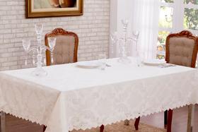 Toalha De Mesa Jacquard Retangular 1,35m x 2,10m