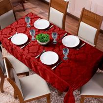 Toalha De Mesa Jacquard Retangular 6 Lugares Jacard 2,00 Mts