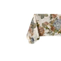 Toalha De Mesa Jacquard Retangular Florais 1,40 X 2,40