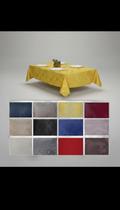 Toalha de Mesa Jacquard Texturizada x 1.40m Amarela