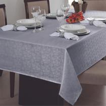 Toalha de Mesa Jantar impermeável Quadrada 8 Lugares