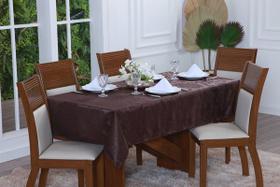 Toalha de Mesa Jantar Jacquard Lisa - 8 Lugares 2,8m x 1,4 m