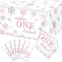 Toalha de mesa Jectivs Winter Onederland 1º aniversário 137x274cm Toalha de mesa Jectivs Winter Onederland 1º aniversário 137x274cm