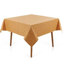 Toalha de Mesa Karsten Quadrada 8 Lugares 1,80 x 1,80m Sempre Limpa Jacquard Zattar Geométrico