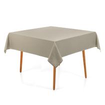 Toalha de Mesa Karsten Sempre Limpa Caetano Quadrada Bege Toalha de Mesa Karsten Sempre Limpa Caetano Quadrada Bege