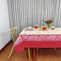 Toalha de Mesa KazzaVip Estampada Pop 80% Algodão e 20% Poliéster Quadrada 4 Lugares Afetos 1,40mx1,40m Vermelho Toalha de Mesa KazzaVip Estampada Pop 80% Algodão e 20% Poliéster Quadrada 4 Lugares Afetos 1,40mx1,40m Vermelho
