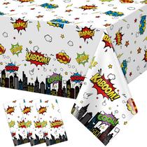 Toalha de mesa KEASKELL Festa de Herói 137x274 cm 3 peças