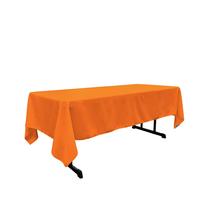 Toalha de Mesa LA Linen 152x259 cm Poliéster Popeline Laranja Toalha de Mesa LA Linen 152x259 cm Poliéster Popeline Laranja