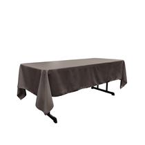 Toalha de Mesa LA Linen 152x321 cm Popeline de Poliéster Carvão