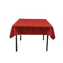 Toalha de mesa LA Linen Poliéster Poplin 132x132cm Quadrado Vermelho Toalha de mesa LA Linen Poliéster Poplin 132x132cm Quadrado Vermelho