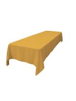 Toalha de mesa LA Linen Poliéster Poplin 60x108cm Dourada Toalha de mesa LA Linen Poliéster Poplin 60x108cm Dourada