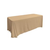Toalha de mesa LA Linen Poliéster Poplin 90x132cm Khaki Toalha de mesa LA Linen Poliéster Poplin 90x132cm Khaki