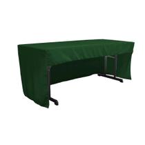 Toalha de mesa LA Linen Poliéster Poplin ajustada 183x76x76cm verde Toalha de mesa LA Linen Poliéster Poplin ajustada 183x76x76cm verde