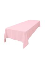 Toalha de Mesa LA Linen Popeline de Poliéster 152x366 cm Rosa Toalha de Mesa LA Linen Popeline de Poliéster 152x366 cm Rosa