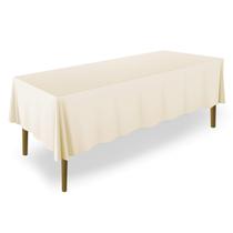Toalha de mesa Lann's Linens Premium 152 x 259 cm Retangular Marfim Toalha de mesa Lann's Linens Premium 152 x 259 cm Retangular Marfim