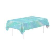 Toalha De Mesa Laser Com Glitter Roxo E Filme De Alumínio Rosa Para Decoração De Festas De