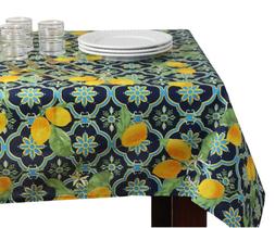 Toalha de mesa Limone marinho 300x150cm impermeável