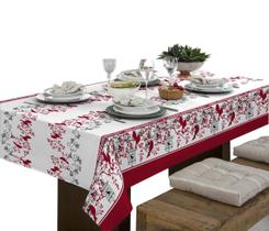Toalha De Mesa Linhão 6 Lugares Retangular Pássaros
