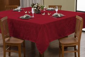 Toalha De Mesa Lisa 1.50mx1.40m Jacquard Adamascado Luxo