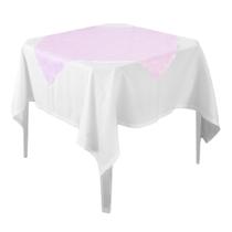 Toalha de Mesa Liso Rosa Claro Tnt 70cm x 70cm - 10 Unidades Toalha de Mesa Liso Rosa Claro Tnt 70cm x 70cm - 10 Unidades