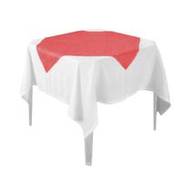 Toalha de Mesa Liso Vermelho Tnt 70cm x 70cm - 10 Unidades Toalha de Mesa Liso Vermelho Tnt 70cm x 70cm - 10 Unidades