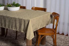 Toalha De Mesa Luxo 4 Lugares Jacquard Original Tecido Gross