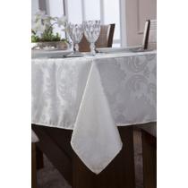 Toalha De Mesa Luxo Jacquard 06 Lugares 1,35x2,20 Retangular - dix