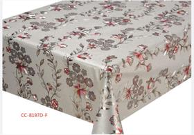 Toalha de Mesa Luxo Jasmine Vermelho 1 Metro - 8197 D-F