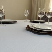 Toalha de Mesa Luxo para Jantar Maquinetado 6 e 8 Lugares