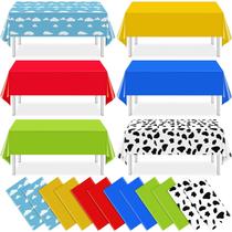 Toalha de mesa MASHAN Blue Sky White Cloud Cartoon Story, pacote com 12