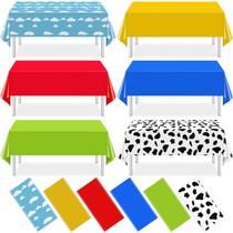 Toalha de mesa MASHAN Blue Sky White Cloud Cartoon Story x6
