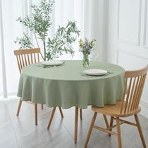 Toalha de mesa maxmill redonda texturizada 100% poliéster 178 cm verde sálvia