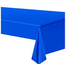 TOALHA DE MESA METALIZADA PARA FESTA AZUL CLARO 1,37x1,83m