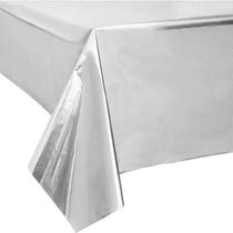 TOALHA DE MESA METALIZADA PARA FESTA - PRATA 1,37 x 1,83m TOALHA DE MESA METALIZADA PARA FESTA - PRATA 1,37 x 1,83m
