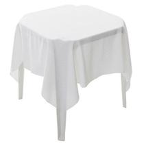 Toalha De Mesa Microfibra Branca Quadrada 1,50x1,50 P/ Festa Buffet Toalha De Mesa Microfibra Branca Quadrada 1,50x1,50 P/ Festa Buffet