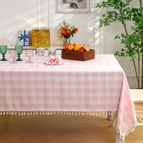 Toalha de mesa Midsummer Breeze Retangular 140x300cm Algodão Rosa Toalha de mesa Midsummer Breeze Retangular 140x300cm Algodão Rosa